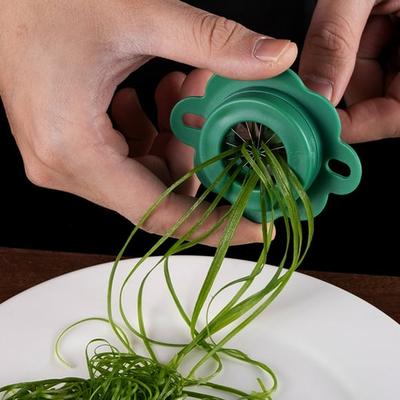 Spring Onion Cutter Onion Wire Cutter Onion Cutter Shaper Spring Onion Cutter Stainless Steel Onion Wire Cutter Household Kitchen Shredder Onion Cutter Shaper