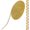 Golden, variant on MasteelfCA 0.6cm 10m Braided Gimp Trim Ribbon Wedding Birthday Party Event Decoration DIY Crafts Embellishment (Gold)