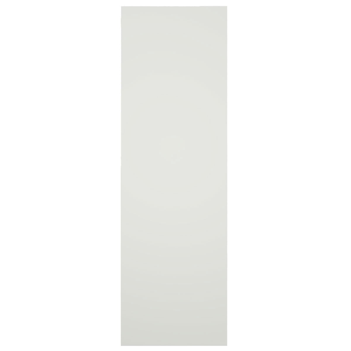 Ekena Millwork 18"W x 72"H True Fit PVC Center Circle Arts & Crafts Fixed Mount Shutters, Unfinished (Per Pair - Hardware Not Included)