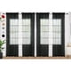 thumbnail image 1 of Cortinas SpaceDresser, color negro transparente, 4 paneles, 140 x 137 cm, poliéster, 1 of 7