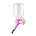 thumbnail image 2 of Dispensador de agua portátil para mascotas, bebedero colgante para perros y gatos (tamaño pequeño, 150 ml, rosa), 2 of 12