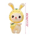 thumbnail image 2 of Puntoco Bufanda de Pascua de peluche, lindo conejito para niños, regalos navideños, 45 cm, 2 of 5