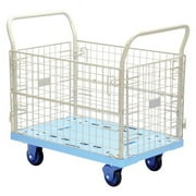 Vestil Manufacturing TRP-2334-M 23 x 34 in. Plastic Truck with Mesh Sides