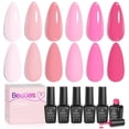 thumbnail image 1 of Set de esmaltes en gel Beetles Pink Melody, 6 colores, 7,5 ml, UV/LED, 1 of 6
