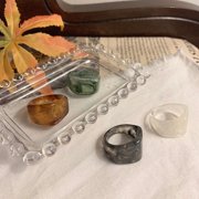 Chunky Geo Resin Ring