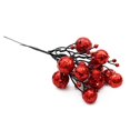 thumbnail image 1 of Lefu Artificial Christmas Glitter Berries Stems Xmas Tree Wreath DIY Decor, 1 of 7