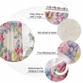 thumbnail image 3 of Easter Flowers Bathroom Shower Curtains with 12 Hooks Polyester Waterproof Shower Curtain for Stalls and Bathtubs Eggs Spring Floral Rustic Vintage Decorative Bathroom Privacy Curtain 72x96 Inches, 3 of 9