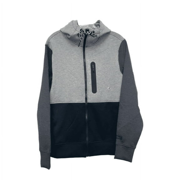 American Eagle Men's Zip-Up Hoodie Heather Gray Sweatshirt, S