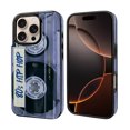 thumbnail image 5 of WIRESTER Case with Card Holder, RFID Blocking Wallet Case Durable PU Leather Kickstand Slim Heavy Duty Shockproof Protective Case for Apple iPhone 16 Pro 6.3" 2024, Retro Clear Cassette Tape Hip Hop, 5 of 7