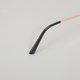 thumbnail image 4 of FELTECHELECTR pieza de gafas de sol de moda de metal transparente sin marco para fiestas, para mujeres y niñas (gris), 4 of 6