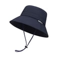 thumbnail image 4 of Sombrero para el sol con ala plegable de secado rápido con tiras reflectantes, sombrero Boonie para montaña Marina de guerra, 4 of 9