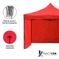 thumbnail image 3 of Carpa Toldo De 2x2 Metros Plegable, Estructura Metálica Reforzada Con paredes, 3 of 5