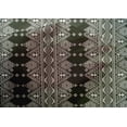 thumbnail image 4 of oneOone Cotton Silk Olive Green Fabric Geometric Ethnic Craft Projects Decor Fabric Printed By The Yard 42 Inch Wide, 4 of 4