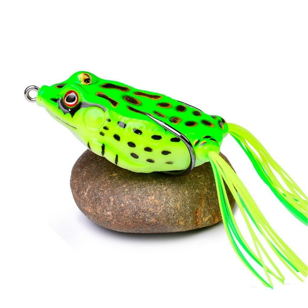 Large Frog Topwater Soft Fishing Frogs Lure Bait Bass 13g 6cW8