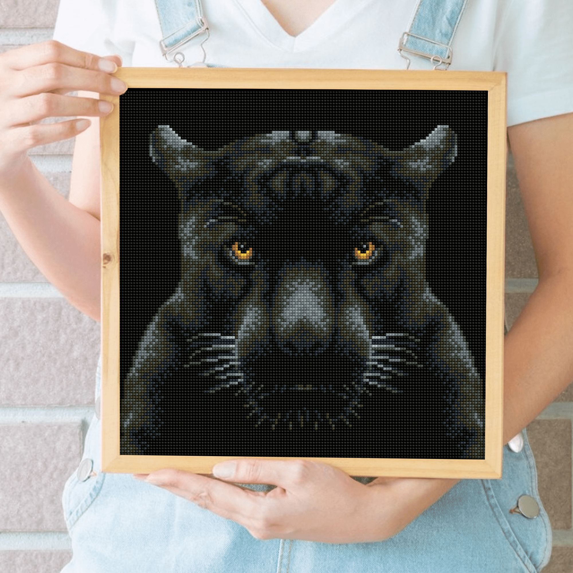 Diamond Dotz If Looks could Kill Jaguar Diamond Painting Kits for Adults - Diamond Art Kits a Relaxing Creative Craft Kit with Dotz Gems 13.6"x13.6"