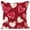 C, variant on Decorative Throw Pillow Cover with Colorful Heart Pattern Soft, Durable, 18x18 Inch, Perfect for Home Decor