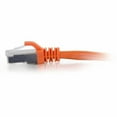 thumbnail image 2 of C2G-1ft Cat6 Snagless Shielded (STP) Network Patch Cable - Orange - Category 6 for Network Device - RJ-45 Male - RJ-45 Male - Shielded - 1ft - Orange, 2 of 3