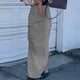 thumbnail image 1 of Falda Cargo Falda de carga para mujer Falda de mujer de línea A con bolsillo Traje de calle (Caqui S) Cgtredaw Para estrenar, 1 of 1