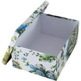 thumbnail image 4 of Breezy Bloom Floral Storage Boxes with Lid - Set of 3, Decorative Photo Storage Containers, Cardboard File Boxes, 4 of 5
