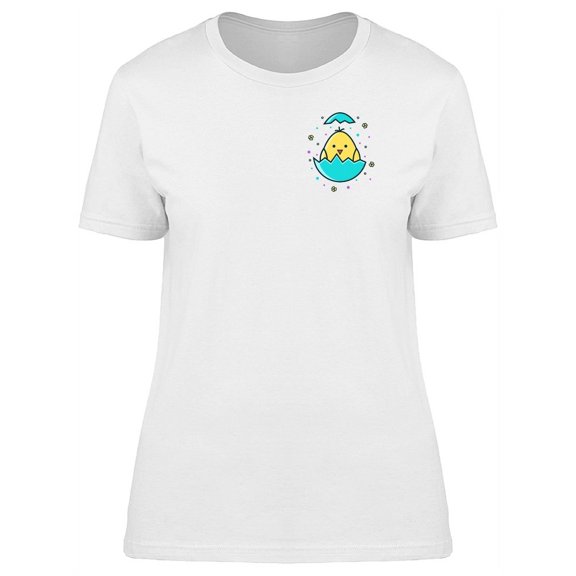 Upperside Chicken Out Of Egg T-Shirt Women -Image by Shutterstock, Female Small