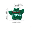 thumbnail image 2 of Christmas Sweater for Hamster - Cute Warm Knit Outfit for Hamsters, Golden Hamsters, Soft Cozy Party for Holiday & Outdoor Wear Winter Pet Sweater for Small Animalsï¼3Pcs, 2 of 8