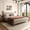 Beige, variant on Brafabhome King Bed Frame with Upholstered Headboard, Modern Wood Bed Frame with Solid Wood Posts, No Box Spring Needed, Beige Linen