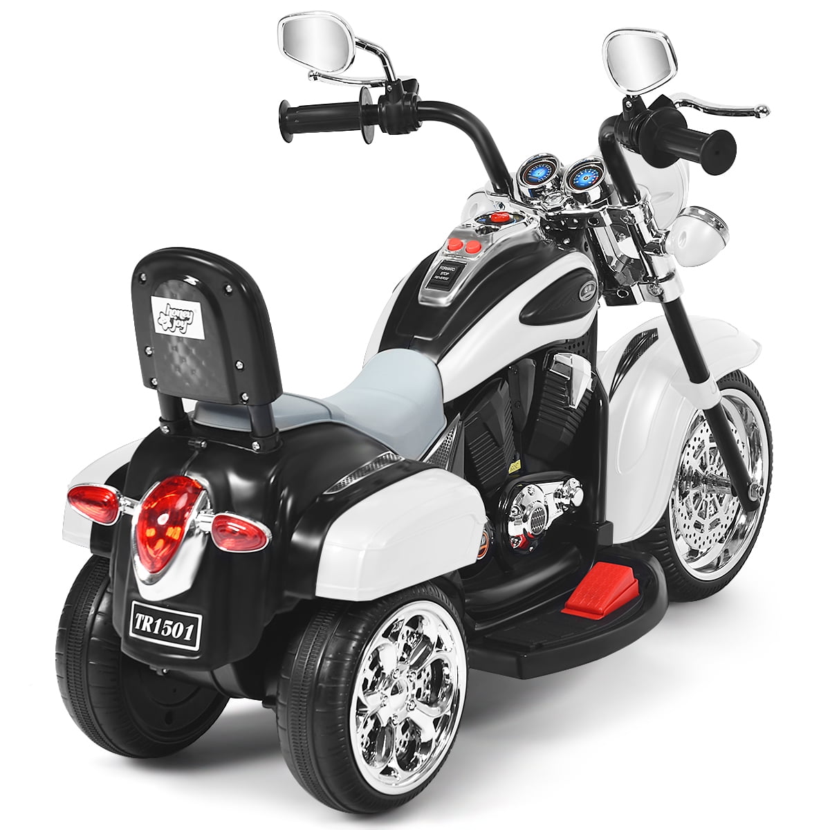 NH☆３kids Costway 6V Battery Operated Kids Chopper Motorcycle, 3-Wheel