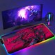 thumbnail image 1 of Alfombrilla de ratón negra Asus Rgb Gaming Mause Mat alfombrillas de Anime alfombra de jugador Pc Xxl almohadillas lindas teclado de juego grande alfombra alfombrilla de ratón retroiluminada, 1 of 5