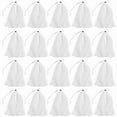 thumbnail image 1 of Bgsha Swimming Pool Filter Mesh with Pull Rope Cover Mesh Bag White 15packs 20packs, 1 of 7