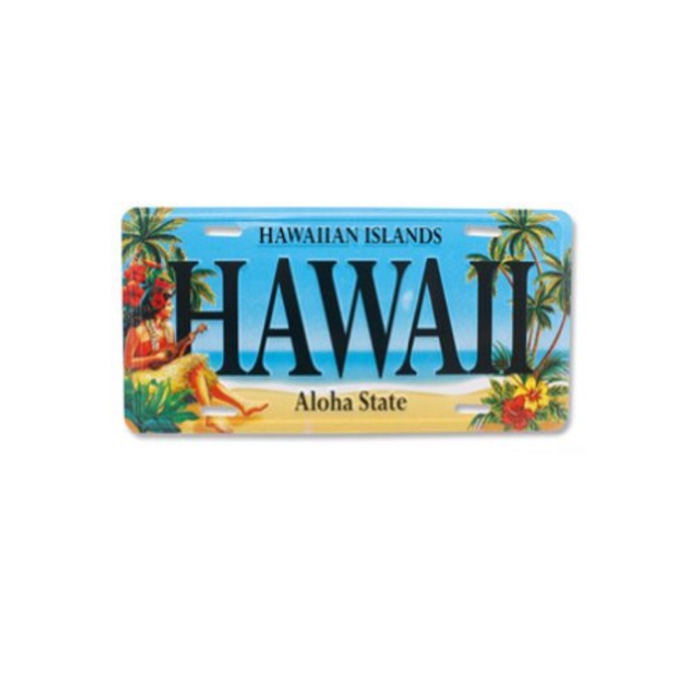 Hawaii Souvenir License Plate Vintage - Walmart.com - Walmart.com