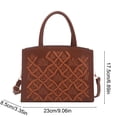 thumbnail image 3 of Sac à Main en Cuir PU pour Femmes / Sac Bandoulière Grande Capacité / Sac à Épaule Réglable pour Usage Quotidien / Sac Compact avec Multiples Compartiments / Sac Fourre-Tout Décontracté pour Voyage, Magasinage et Travail, 3 of 6