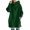 Dark Green #285, variant on Kopltyrfg Oversized Zip Up Hoodies for Women Plus Size Long Fleece Jacket Casual Long Sleeve Cute Sweatshirts with Pockets Coffee 4XL