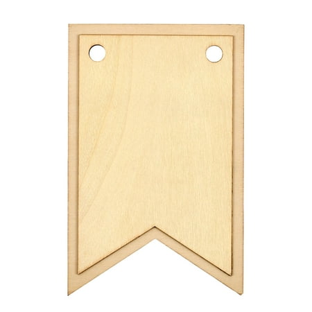 Hello Hobby 7" Wood Layered Shape, Pennant