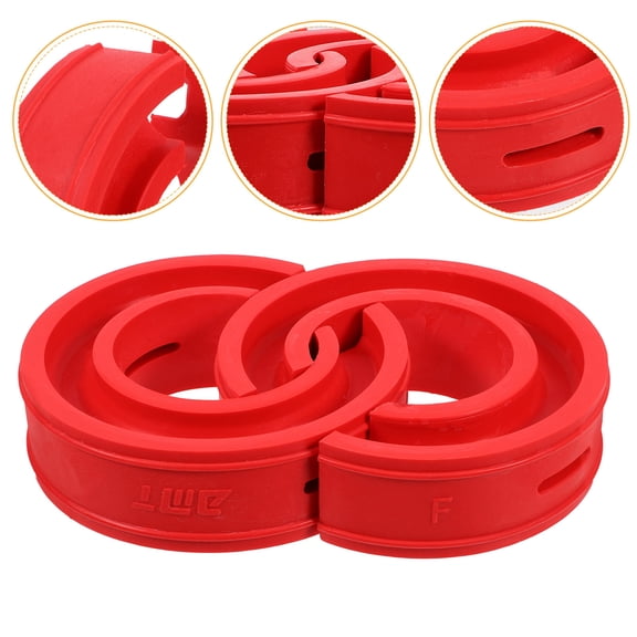 Worgeous 2pcs Car Coil Spring Buffer Cushions Automotive Suspension Shock Absorbers Car Parts