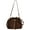Coffee color, variant on Soft Suede Crossbody Bags Drawstring Bucket Purse For Women Thread String Women's Handbags