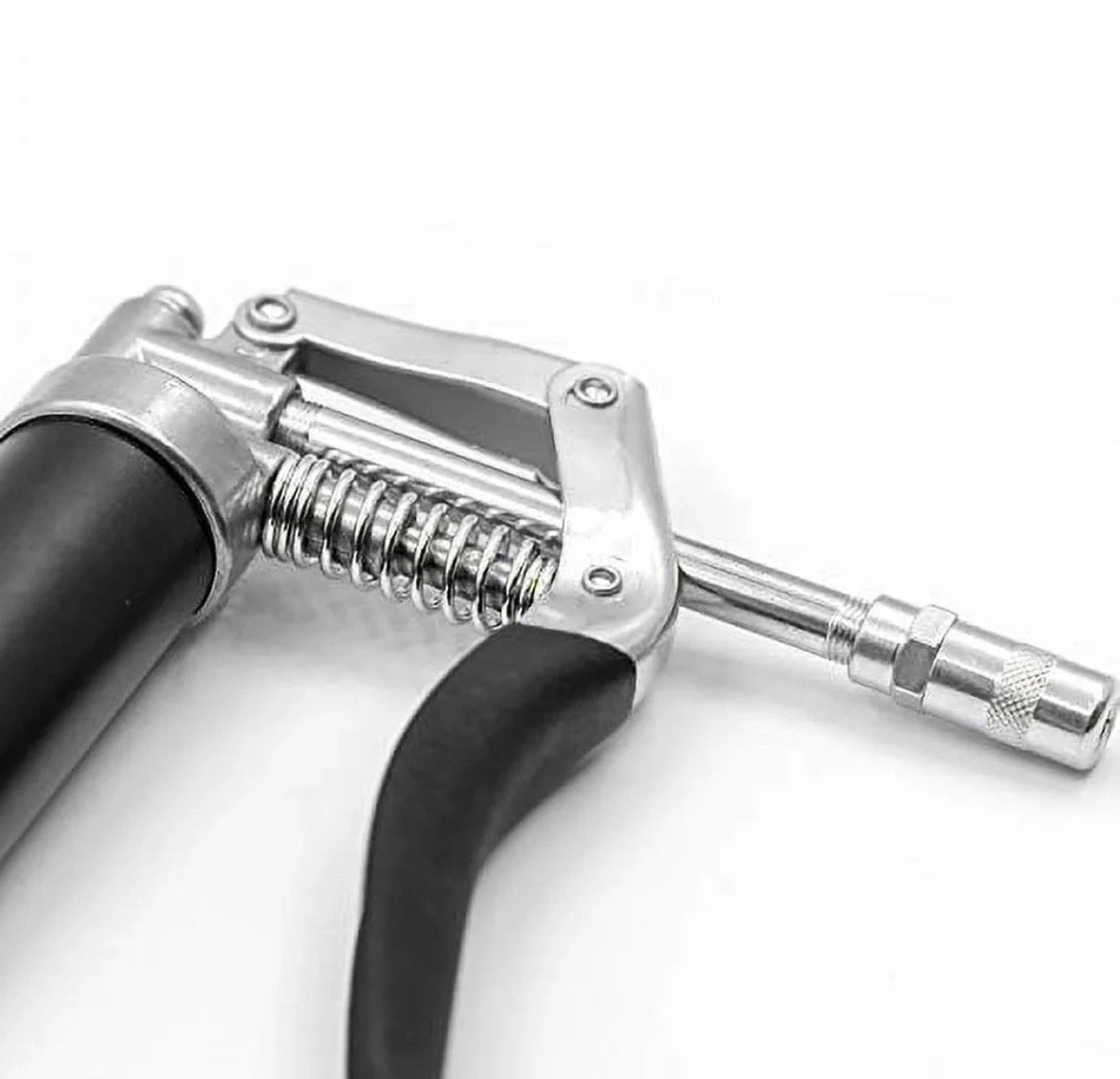 LubriMatic 30-800 Heavy Duty Mini Grease Gun w/ Pipe and Hose, Black/Silver