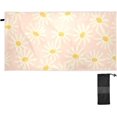 thumbnail image 2 of Dreamtimes Cartoon Cute Flowers Beach Towel Fast Drying Extra Large Sand Free Lightweight Beach Towel Blanket for Swimming,Camping,Picnic,Yoga Gym Sports,30"x60", 2 of 7
