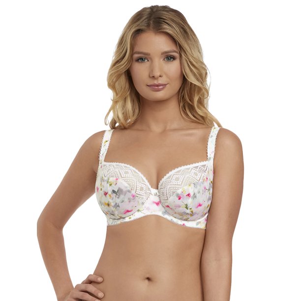 Freya Freya Womens Sansa Underwire Plunge Balcony Bra, 30E, White