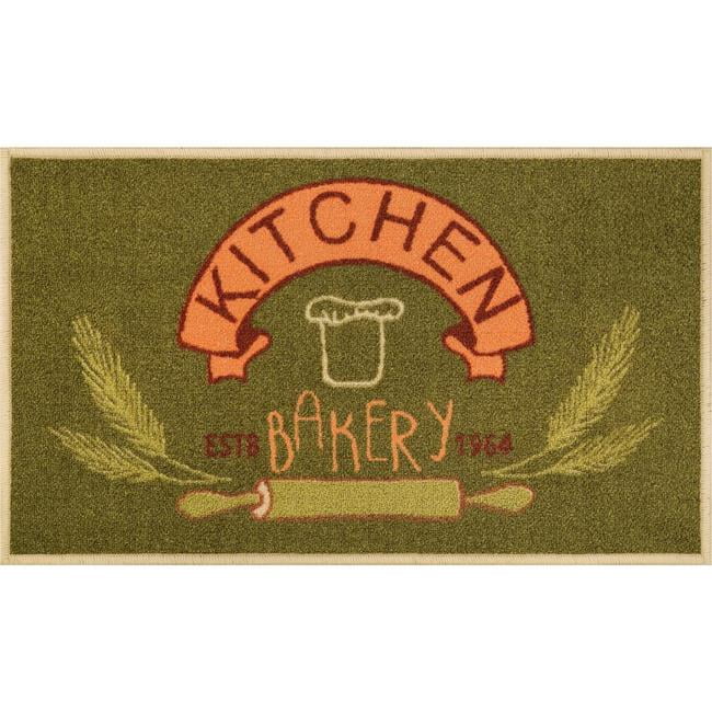 Well Woven Kings Court Kitchen Bakery Kitchen Green Area Rug