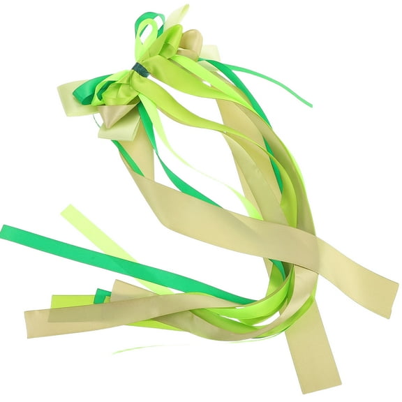 WORGEOUS  Birthday Bows for Girls Hair Clips Baby Bride Bridesmaid Green