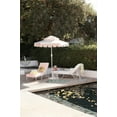 thumbnail image 2 of Novogratz Poolside Gossip, Connie Outdoor Chaise Lounge, White, 2 of 13