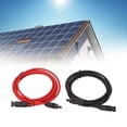 thumbnail image 3 of 30A Solar Extension Cable, DC1500V with Copper Wire PPE Material Insulated Cable, IP68 for Solar Panel PV, 3 of 7