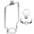 thumbnail image 1 of AURARMLET 1Jgo Soporte Ajustable Para Pantalla De Lamp Harp De Metal Plata Fácil Instalación, 1 of 8