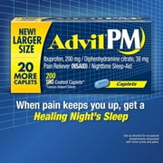 2 Pack | Advil PM, 200 Caplets