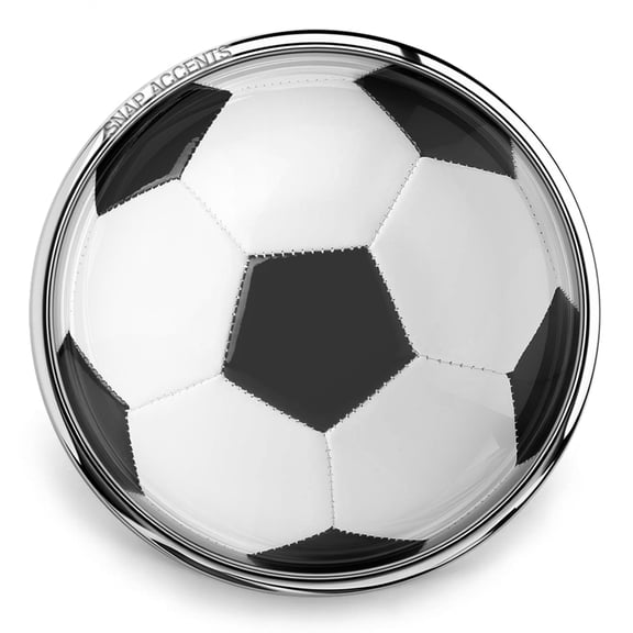 Soccer Ball Sports Snap Jewelry Ginger Charm Button, For Interchangeable DIY Customizable Accessories