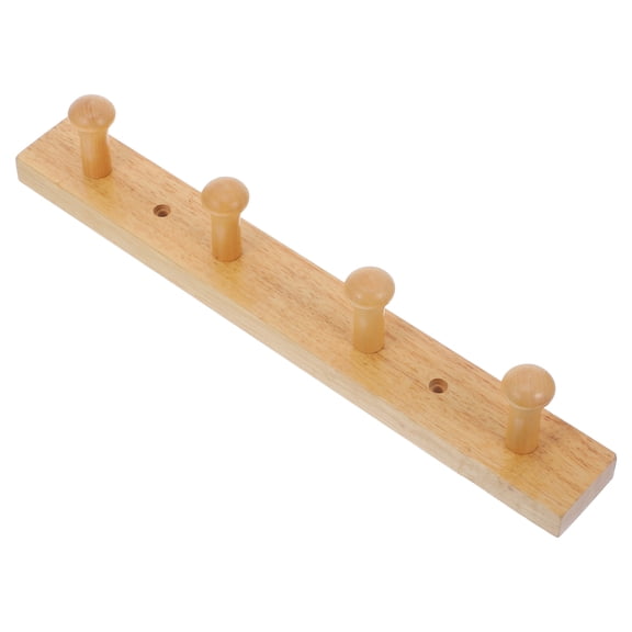 Solid Wood Coat Hook Wardrobe Rack Keychain Hook Hooks Key Holder Coat Rack Coat Hook Wall Mount Clothes Hanger