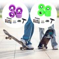 thumbnail image 3 of Soidarity Ruedas de monopatín de 51mm, rodamientos de rodillos de tabla larga, arandelas, juego de bujes de patinaje de calle, parque, deportes al aire Patinetes eléctricos Verde Soidarity OD020102-04, 3 of 6