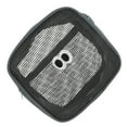 thumbnail image 5 of Unique Bargains 1 Pc Square Bean Eye Makeup Bag for Travel Vacation Gray Nylon Mesh, 5 of 5