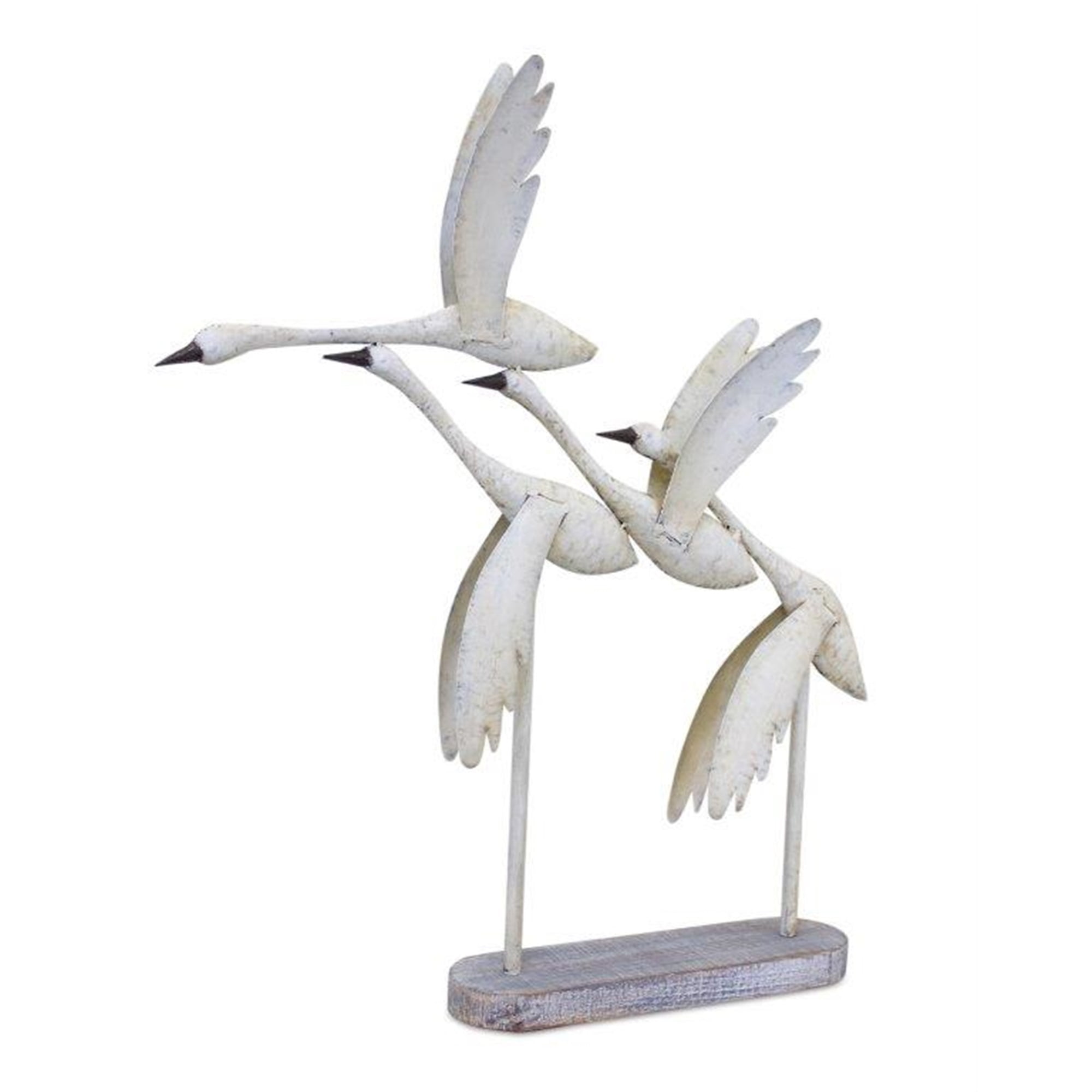 Flying Geese 24.5"L x 27.75"H Iron/Wood