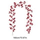thumbnail image 3 of Red Berry Christmas Wreath Artificial Red Berry Vines Wreath Suitable For Indoor And Outdoor Fireplace Decorations Tabletop Decorations Christmas Decorations, 3 of 6